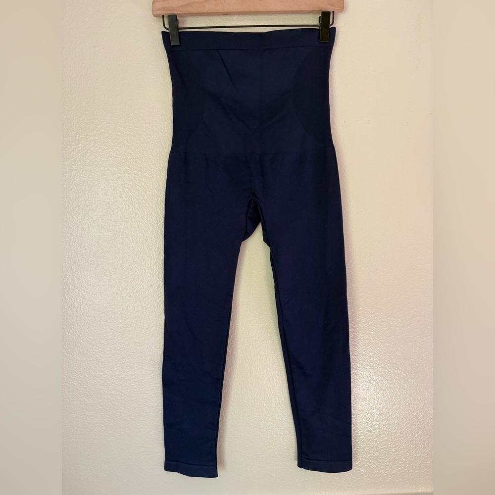 SHAPERMINT High-Waisted Navy Blue Women's Shaping Leggings